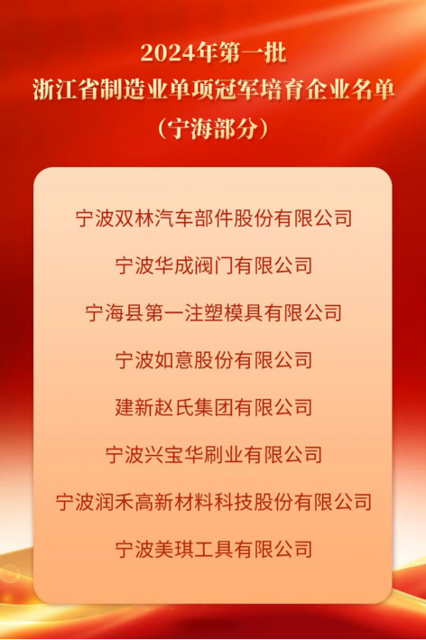 1725689446969297.png 寧波如意入選“浙江省制造業(yè)單項冠軍培育企業(yè)”.png